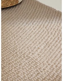 Covor în culoare naturală deschisă, țesut manual, din lână 200x300 cm Eleni Natural White – Hanse Home