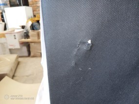 OFERTA Canapea extensibila de colt, reversibila, LIVARO 251x140 cm, gri inchis, a doua calitate