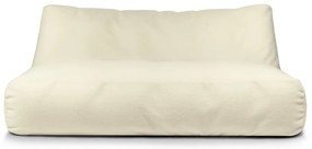 Fotoliu bean bag crem cu tapițerie din țesătură bouclé Sofa Tube 190 – SLOWDOWN
