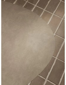 Covor din piele grej Circle XXXL Bull – LIND DNA