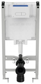 Set rezervor incastrat PROSYS cu set de fixare inclus si clapeta Oleas M1 alb lucios, Ideal Standard Alb lucios