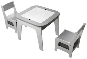 Juskys Set de lemn pentru copii Milou - gri