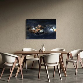 Tablou - Universul cu Nebula (90x60 cm)