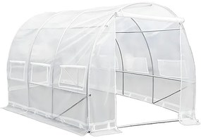 Cort din folie 200x200x300 cm cu cadru ranforsat + folie transparentă