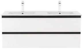 Dulap inferior Vario Forte 120 cu lavoar antracit-alb