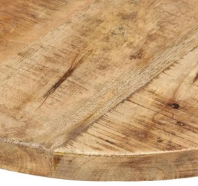 286004 vidaXL Blat de masă, 40 cm, lemn masiv de mango, rotund, 25-27 mm