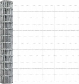 vidaXL Gard Euro 1 x 10 m Fier acoperit cu PVC