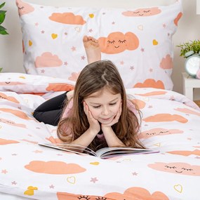 Lenjerie de pat din bumbac 4Home Pink Clouds