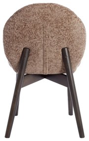 Set de scaune de sufragerie maro 2 buc. tapițat Sinosa – Light &amp; Living