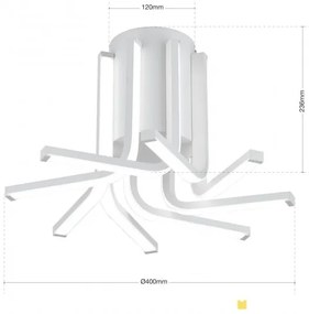 Plafoniera LED dimabila design modern Venti