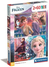 Disney Regatul de gheață Wind Puzzle Clementoni de 2x60 piese