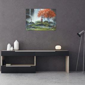 Tablou - Ilustrație a Grădinii de săbii (70x50 cm)