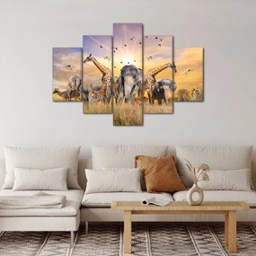 Tablou - Animae din Africa (150x105 cm)