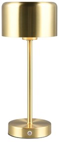 Veioză aurie LED cu intensitate reglabilă (înălțime 30 cm) Jeff – Trio