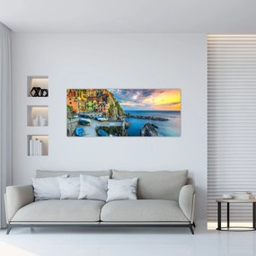 Tablou - Satul mediteranean (120x50 cm)