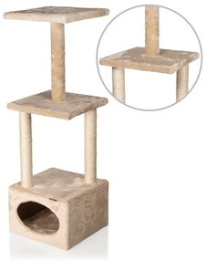 Tommi Scratching post for cats Electra beige, 31 x31 x 94 cm