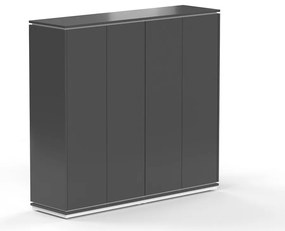 Dulap înalt Creator 162,8 x 44,5 x 150,7 cm, alb/antracit