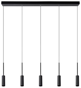 Lustră pe cablu Lucide 24401/35/30 TUBULE 5×LED/7W/30V