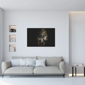 Tablou cu bufnița (90x60 cm)