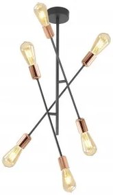 Lustra vintage 6 becuri E27 STRAIGHT KL106005 KLAUSEN
