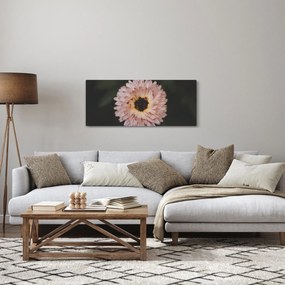 Tablou cu floare portocalie (120x50 cm)