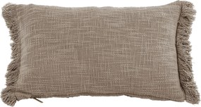 Perna decorativa TISECO SOLID 30x50 cm, gri-maroniu