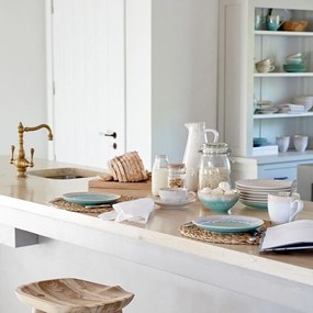 Ceașcă albă din gresie 200 ml Taormina – Casafina