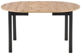 Masa de bucaterie Russell, stejar artizan / negru