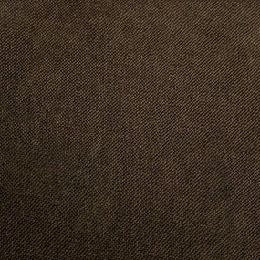 Scaune de bucatarie pivotante, 2 buc., maro inchis, textil 2, Maro inchis