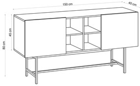 Dulap Florida (Stejar zafir). 1088927