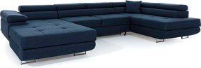 Colțar lemn masiv Formă U Extensibil Roger 345x202cm Personalizabil