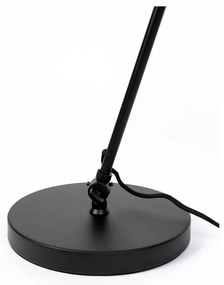 Veioză neagră cu abajur din metal (înălțime 70 cm) Jona – White Label