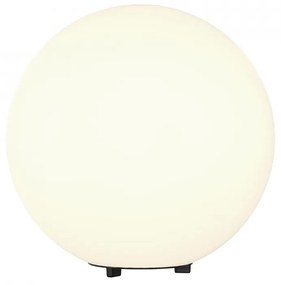 Lampa exterior moderna sfera alba pentru podea Maytoni Erda d30