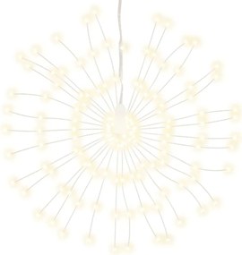 vidaXL Lumină stelară de Crăciun 140 LED-uri alb cald 17 cm