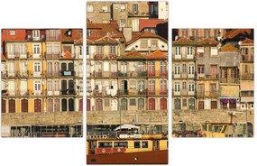 Tablou - Cartierul Waterfront, Portugalia (90x60 cm)