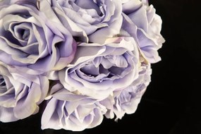 Aranjament floral mic decor festiv design LUX STAND LILAC ROSES