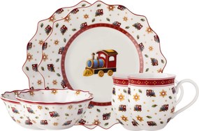 Set de mic dejun pentru 2 persoane, 6 piese, motiv locomotivă, colecția Toy's Delight - Villeroy & Boch