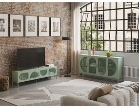 Comodă TV verde-mentă 180x50 cm Tayra – Marckeric