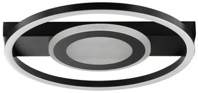 Brilliant MAUREEN plafonier LED RGBW dimmabil 20W/230V 3000-6500K negru + telecomandă