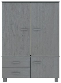 Sifonier, gri inchis, 99x45x137 cm, lemn masiv pin Morke gra, 1