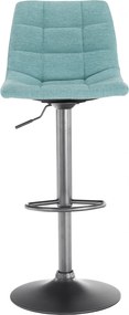 Scaun de bar, mentol / negru, LAHELA