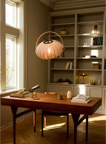 Halo Design 746354 - Lustră suspendată pe cablu DC 1xE27/40W/230V Ø 40 cm gri/stejar