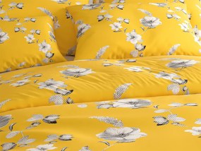 Lenjerie de pat din microfibra YELLOW ROSE galben Dimensiune lenjerie de pat: 70 x 90 cm | 140 x 200 cm