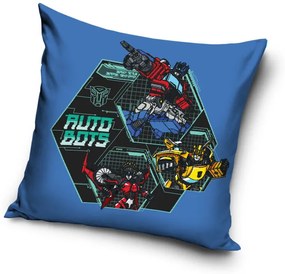 Transformers Autobots Blue husă pernă decorativă 40x40 cm Velur