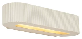 Plafoniere de perete scandinavă Bej UFO cu 2 lumini - Plaster