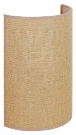 Aplică Duolla YUTE 1xE27/15W/230V d. 20 cm maro