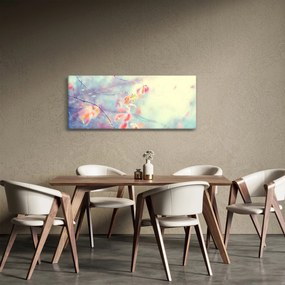 Tablou - Frunze în gheață (120x50 cm)