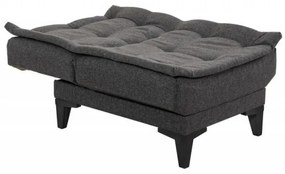 Set Canapea si Fotoliu Extensibilă Santo - S, Antracit