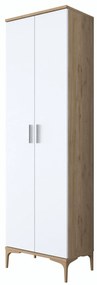 Dulap de haine Daboko 2 (nuc + alb). 1093947