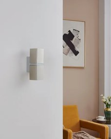 Eglo 96264 - Aplică LED de perete PASSA 2xGU10/2,8W/230V pătrată